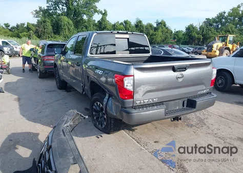 2019 Nissan Titan Pro-4X из США, поврежденный, VIN 1N6AA1E58KN520526